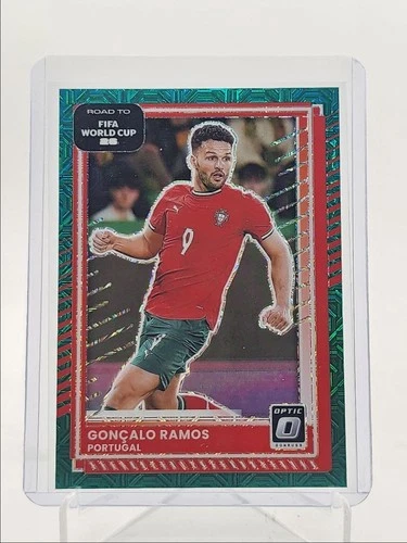Gonçalo Ramos 2025 Panini Donruss Optic Teal Mojo /49