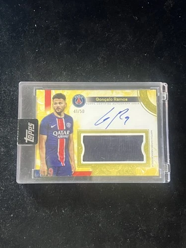 Gonçalo Ramos 2024 Topps Exhibition Naples Yellow /50