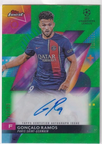 Gonçalo Ramos 2024 Topps Finest Champions League Vert /99