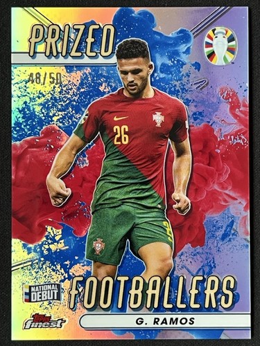 Gonçalo Ramos 2023 Topps Finest Fusion Rojo Azul /50