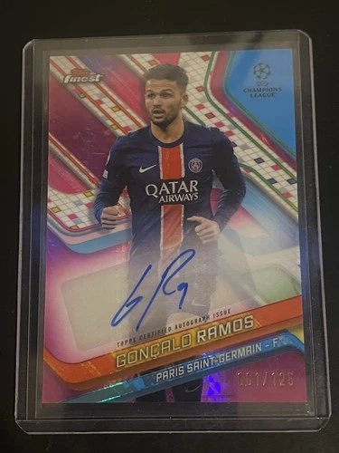 Gonçalo Ramos 2024 Topps Finest Pink /125