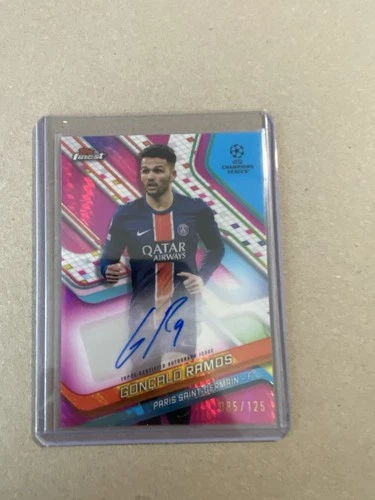 Gonçalo Ramos 2024 Topps Finest Pink 85/125