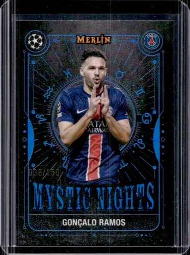 Gonçalo Ramos 2024 Topps Merlin Chrome Blue Refractor /150