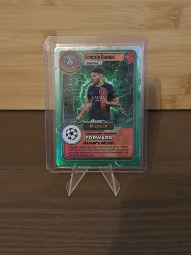 Gonçalo Ramos 2023 Panini Merlin Chrome Green Lightning