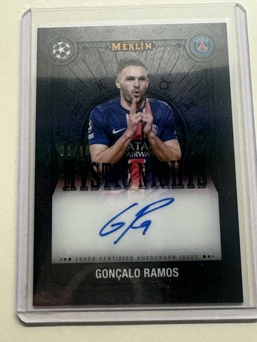 Gonçalo Ramos 2024 Topps Merlin Chrome Negro 1/10