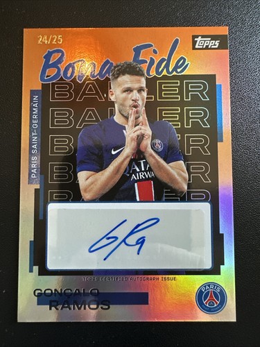 Gonçalo Ramos 2025 Topps PSG Team Set /25