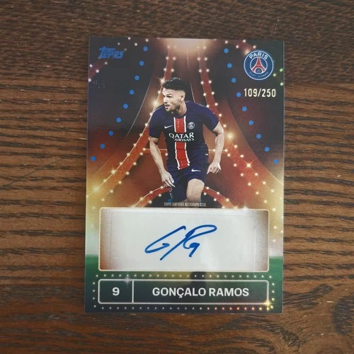 Gonçalo Ramos 2024 Topps PSG Team Set Blue /250