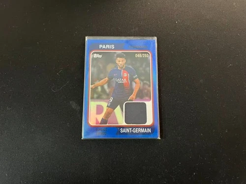 Gonçalo Ramos 2023 Topps Set squadra PSG Blue /250