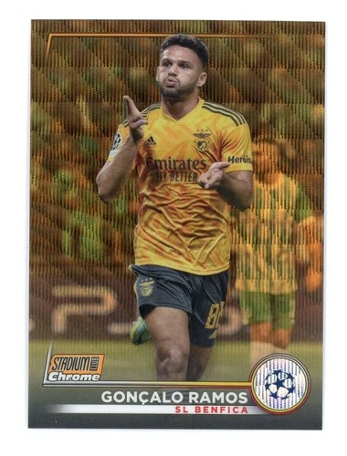 Gonçalo Ramos 2022 Topps Stadium Club Orange Wave Refractor /25