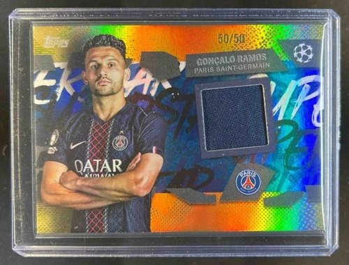Gonçalo Ramos 2025 Topps UEFA Gold Foil /50