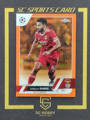 Goncalo Ramos 2023 Topps Chrome Sapphire Orange /50