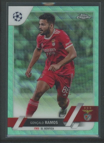 Goncalo Ramos 2023 Topps Chrome Wave Aqua /199