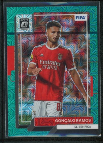 Goncalo Ramos 2022 Panini Donruss Optic Teal /49