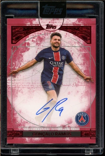 Goncalo Ramos 2025 Topps Exhibition Red /5