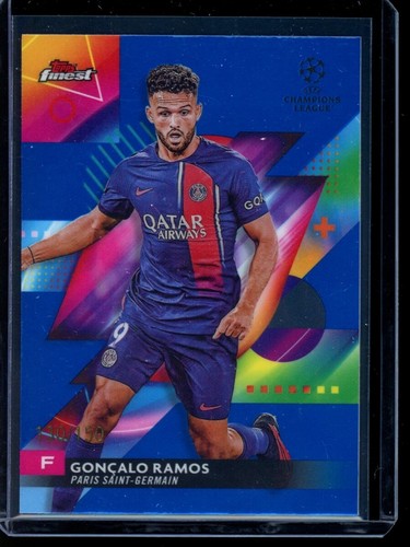 Goncalo Ramos 2023 Topps Finest Blue 130/150
