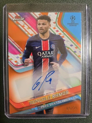 Goncalo Ramos 2025 Topps Finest Orange /25