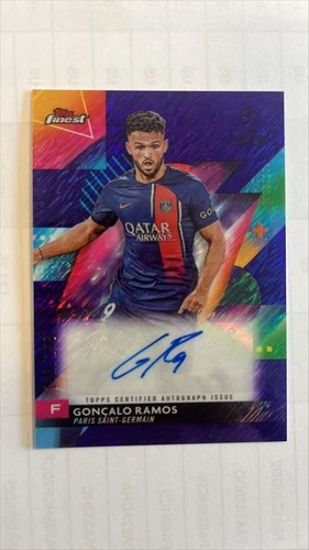 Goncalo Ramos 2024 Topps Finest Purple /199