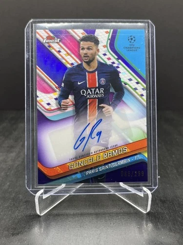 Goncalo Ramos 2024 Topps Finest Purple /299