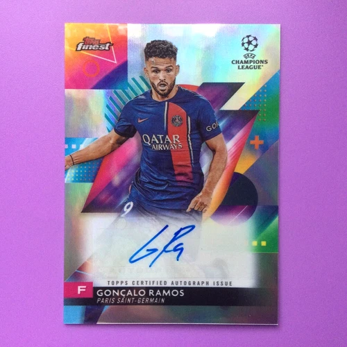 Goncalo Ramos 2023 Topps Finest Silver Refractor