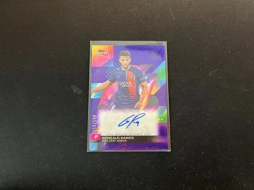 Goncalo Ramos 2023 Topps Finest Violet Shimmer /199