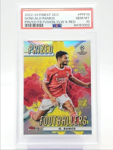 Goncalo Ramos 2022 Topps Finest Yellow Red