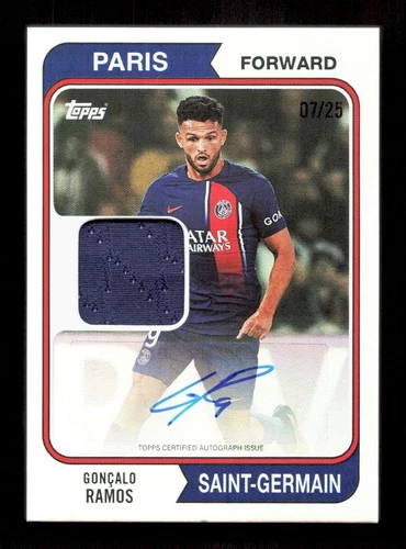 Goncalo Ramos 2023 Topps Match Worn /25