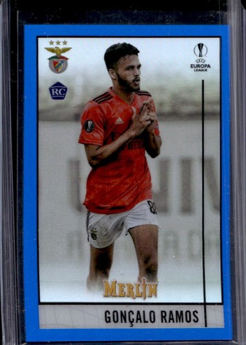 Goncalo Ramos 2020 Topps Merlin Chrome Blue Refractor /75