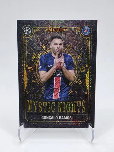 Goncalo Ramos 2024 Topps Merlin Chrome Gold Mojo /50
