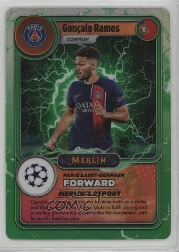 Goncalo Ramos 2023 Topps Merlin Chrome UEFA Club Competitions