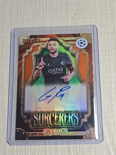Goncalo Ramos 2024 Topps Merlin Chrome UEFA Orange /25