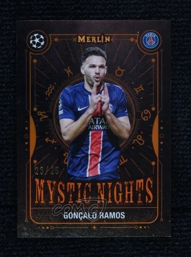 Goncalo Ramos 2024 Topps Merlin UEFA Orange Refractor /25