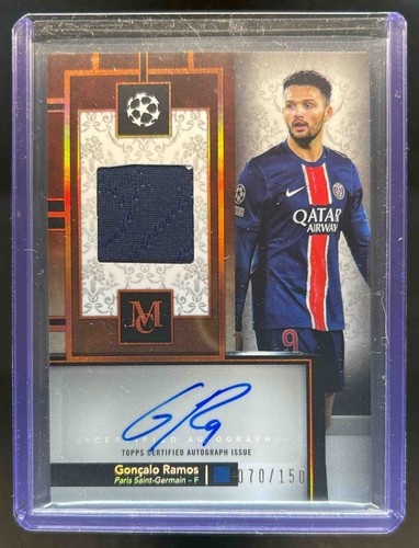 Goncalo Ramos 2024 Topps Museum Citrine /150