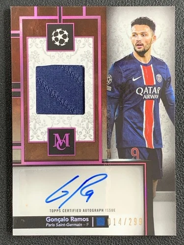 Goncalo Ramos 2024 Topps Museum Pink /299
