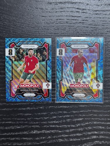 Goncalo Ramos & Pepe 2026 Panini Prizm Blue Wave