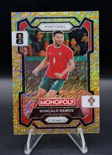 Goncalo Ramos 2026 Panini Prizm Gold Money Shimmer /500