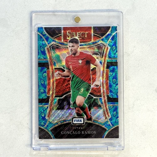 Goncalo Ramos 2024 Panini Select FIFA Peacock Prizm