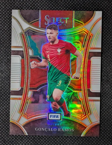 Goncalo Ramos 2023 Panini Select FIFA White Prizm /20