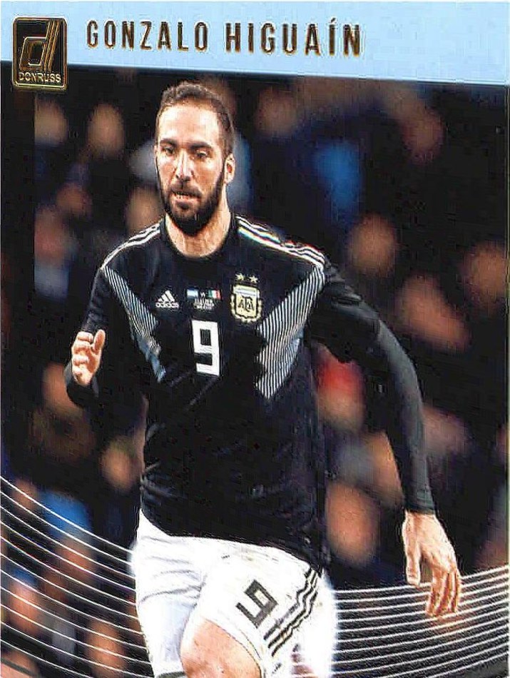 Gonzalo Higuain 2018 Panini Donruss Soccer 11