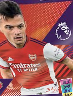 Granit Xhaka 2021 Panini Adrenalyn XL Premier League