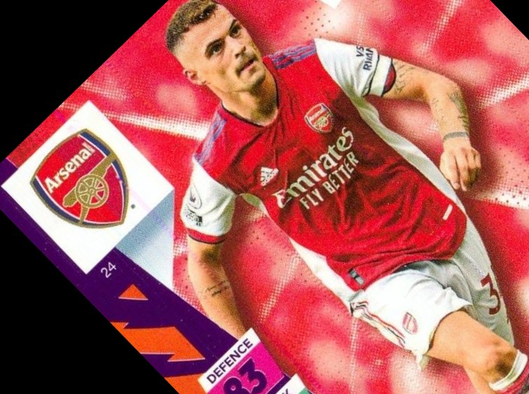 Granit Xhaka 2021 Panini Adrenalyn XL Premier League Plus