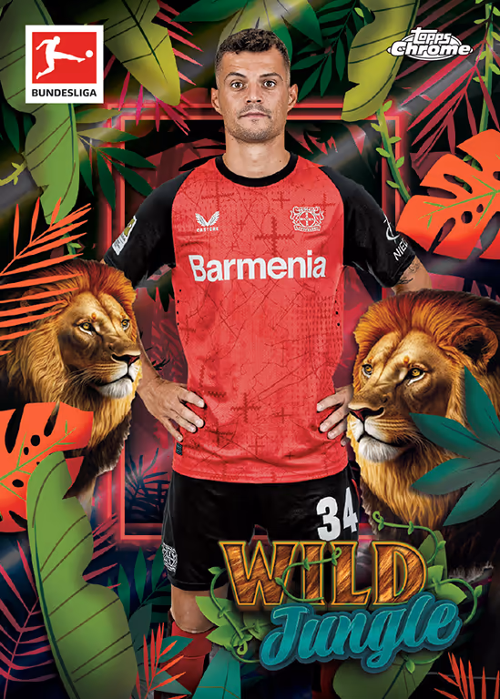 Granit Xhaka 2024 Topps Chrome Bundesliga