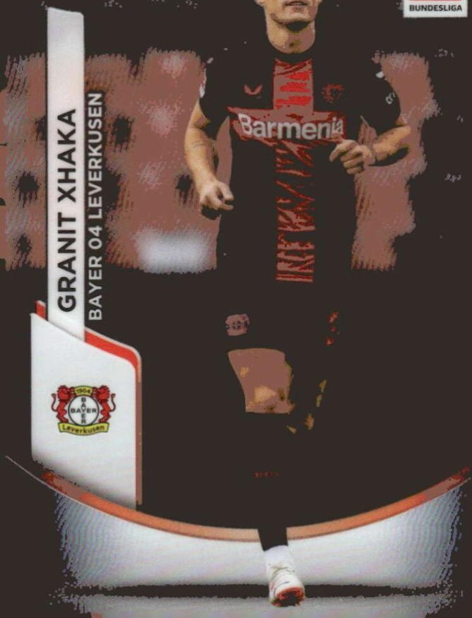 Granit Xhaka 2023 Topps Chrome Bundesliga