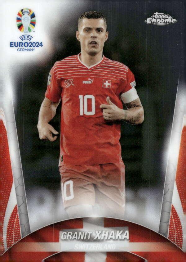 Granit Xhaka 2024 Topps Chrome UEFA EURO