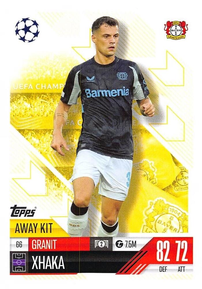 Granit Xhaka 2024 Topps Match Attax UEFA Club Competitions Extra