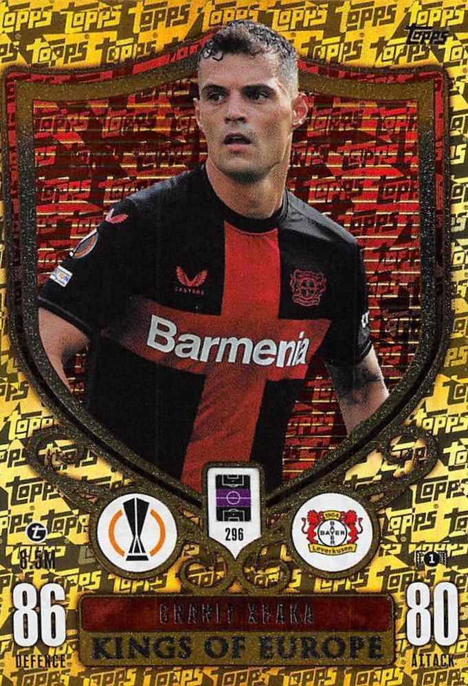 Granit Xhaka 2023 Topps Match Attax UEFA Club Competitions Extra