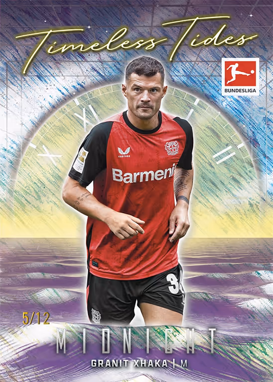 Granit Xhaka 2024 Topps Museum Collection UEFA Club Competitions