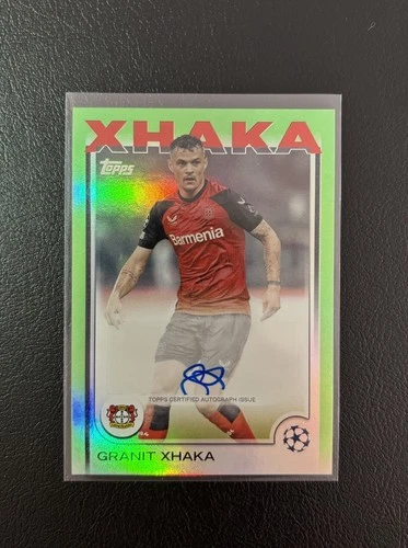 Granit Xhaka 2024 Topps UEFA Green /199