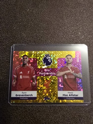 Gravenberch and Mac Allister 2026 Topps Premier League 173/299
