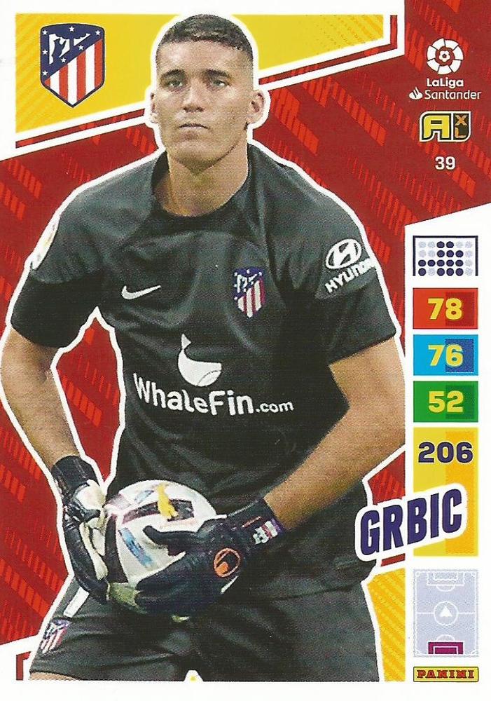 Grbic 2022 Panini Adrenalyn XL La Liga