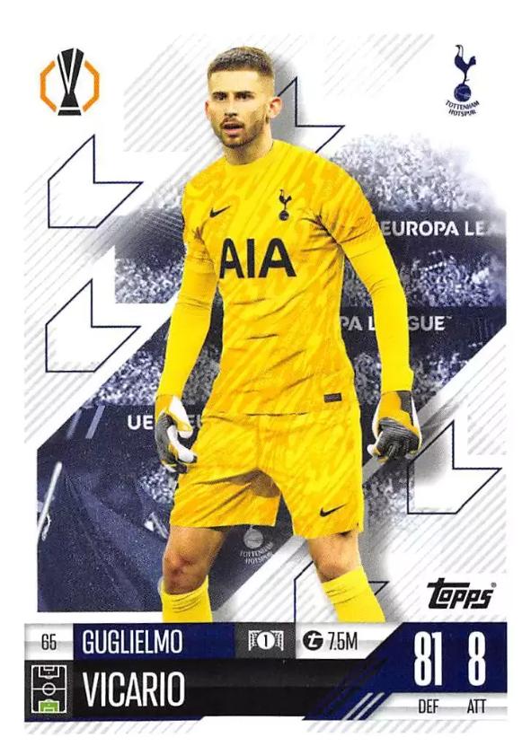 Guglielmo Vicario 2024 Topps Match Attax UEFA Club Competitions